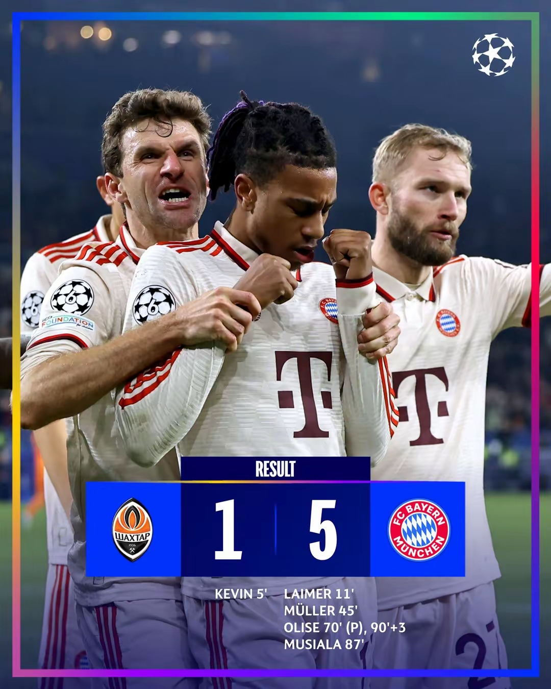 马德里竞技逆袭获胜，晋级欧冠四分之一决赛将对阵拜仁慕尼黑的简单介绍