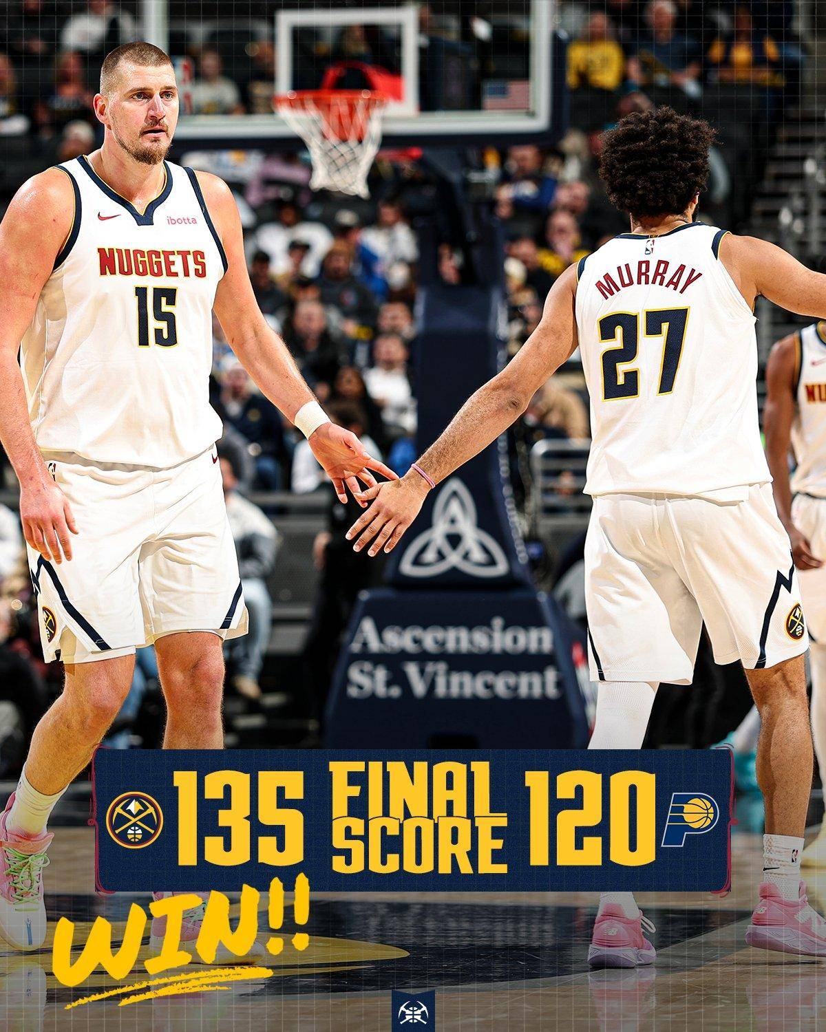 关于火箭完胜山东队，约基奇高光表现的信息